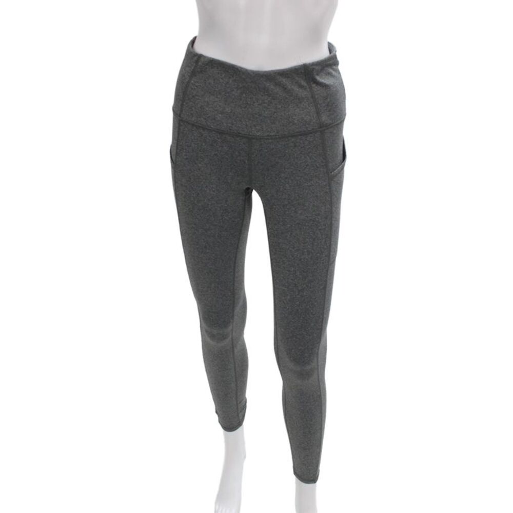 RBX Active Womens Flecked Gray Ankle Leggings Polyester Athleisure Size S
